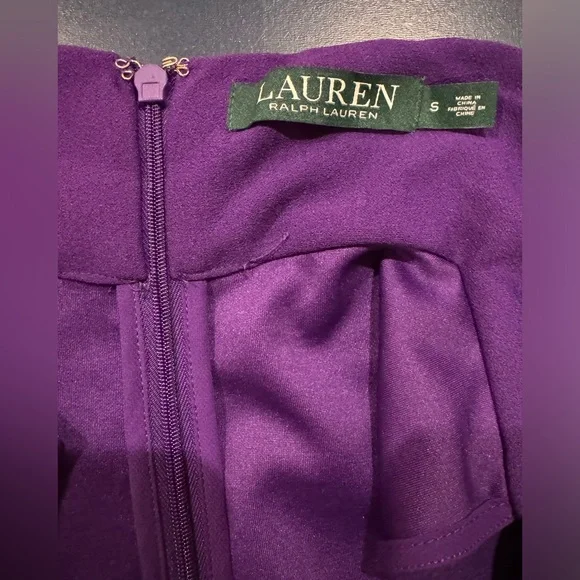 NWOT Lauren Ralph Lauren Women's Sleeveless Top Size S Purple - Picture 8 of 9